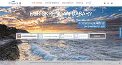 Desktop Screenshot of flyzeta.lt